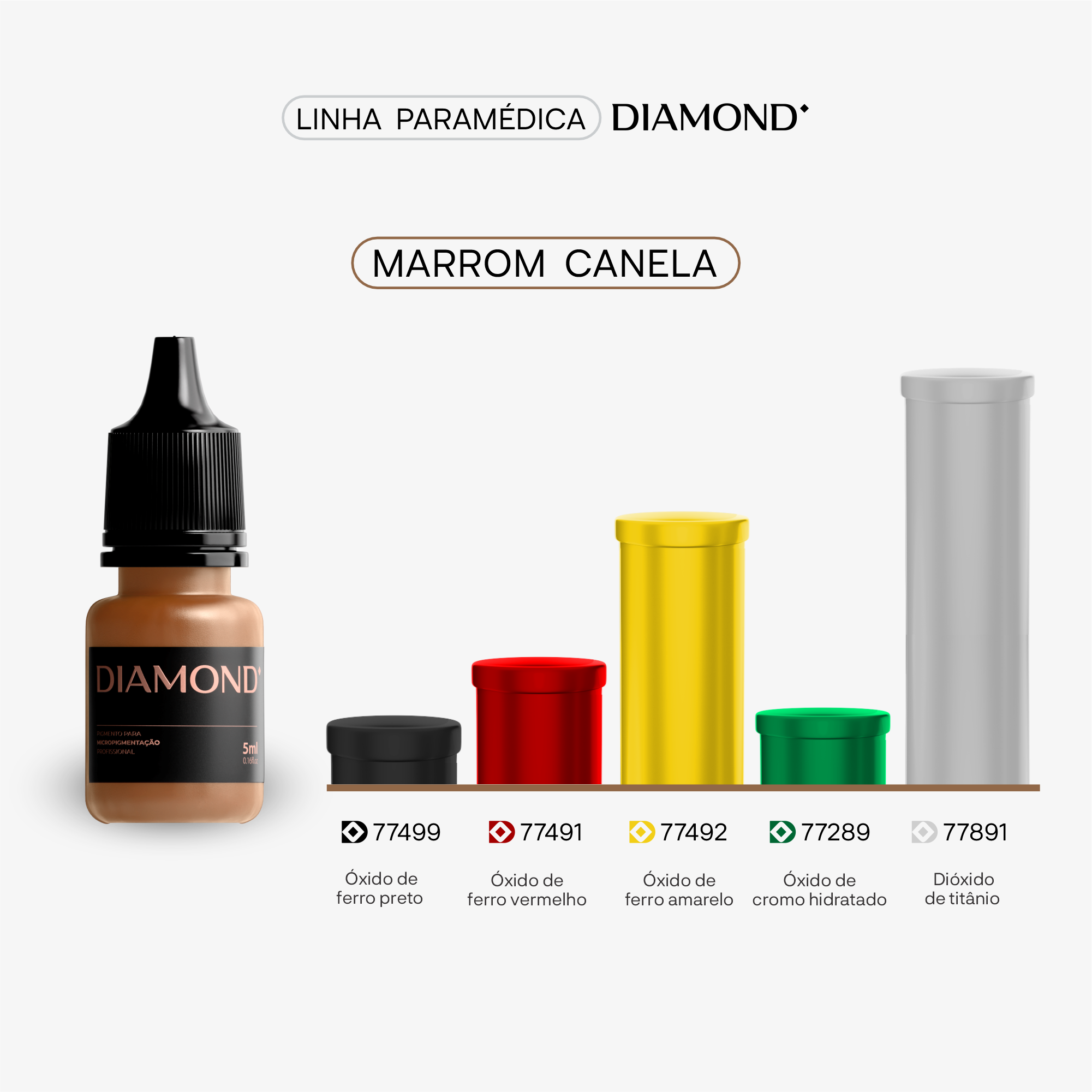 Pigmento Mineral Marrom Canela
